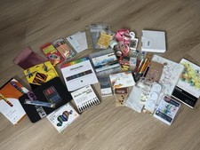 XXL Bastel-/ Malset mit Pinselstiften, Wasserfarben, Acrylfarben, Glitzerpuder