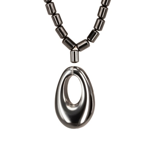 Hämatit blutstein kette 45cm - hämatit,