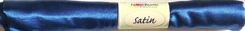 Stoffpalette satin marineblau - stoffpalette,