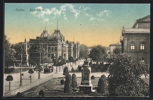 Gotha straßenbahn auf dem - gotha,,
