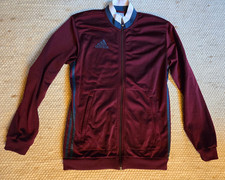 Jacke Sport Trainingsjacke Adidas Herren Rot Bordeaux Gr. S
