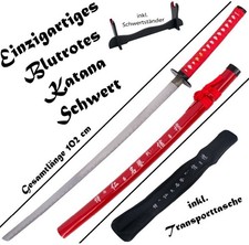 Neu samurai katana schwert rot - neu,