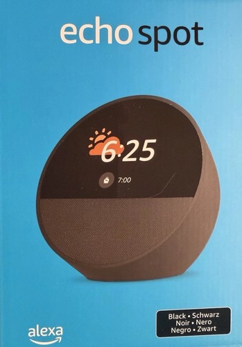 Alexa echo spot schwarz - |,
