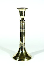 Art Deco Messing KERZENHALTER