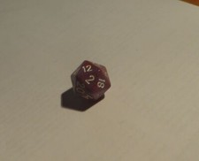 Würfel - W20 - Speckled rot - lila - Chessex - PoD - RPG / Rollenspiel