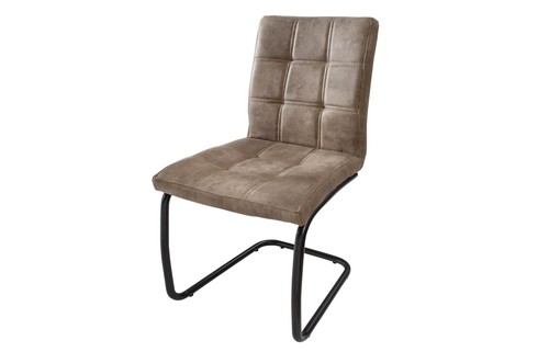 Schwingstuhl taupe schwarz - schwingstuhl,