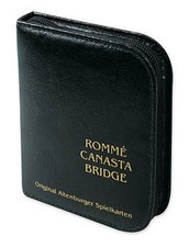 Spiel Rommé im Lederetui
