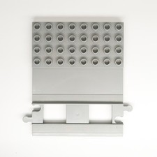 1x LEGO® DUPLO® Eisenbahn Schienen Bahnsteig light gray 35965 Plattform hellgrau