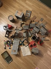 Playmobil Ritterburg Konvolut mit rundem Turm (3888), Stadttor & Römerschiff