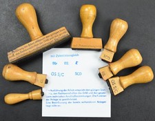 DDR Konvolut 7 Stempel