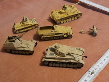 Konvolut WW2 Panzer – Fahrzeuge deutsch Afrika 1:72 gebaut