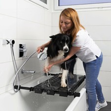 Skund | DogShower 80 cm L | Aus Aluminium | Hundedusche | Hunde Badewanne