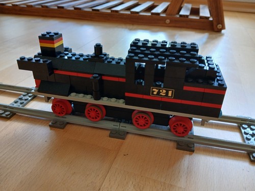 Lego eisenbahn tenderlok 721 - eisenbahn,