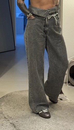 Studio wide leg jeans - leg,