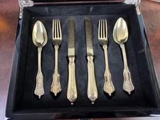 Vergoldetes Silber-Besteck