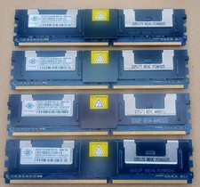 4x Nanya 2GB DDR2 PC2-5300F ECC FB-DIMM Server RAM Speicher getestet