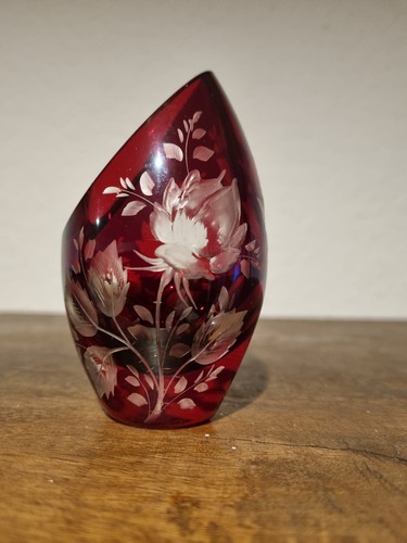 Böhmische kristallvase - böhmische,