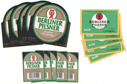 Bieretiketten ddr - 5, x