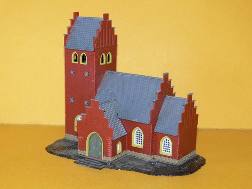 Kirche roter backsteinbau - -,