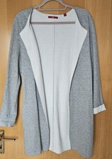 s.Oliver Strickjacke Gr.36 Grau/weiß