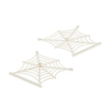 2x Lego Spinnen Netz 5x5 weiß