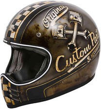 Premier Integrahelm Motorradhelm MX Op 9 Bm Schwarz Bronze Retro Größe M