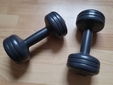 2er Set Hanteln 2,5 kg 5.5 lb ENERGETICS Vinyl anthrazit grau NEU Originalkarton