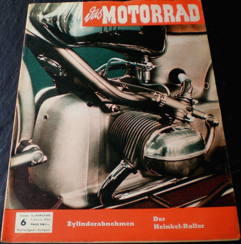 Das motorrad 1954 heinkel - 06/1954,