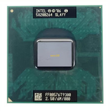 Intel Core 2 Duo T9300 2.5 GHz Dual-Core 6M 800MHz CPU Socket P Processor SRAYY
