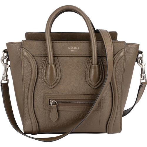 Celine grained leather luggage - celine,