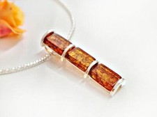 Bernstein Anhänger Silber 925