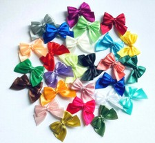 20 Mini Satin Schleifen zum