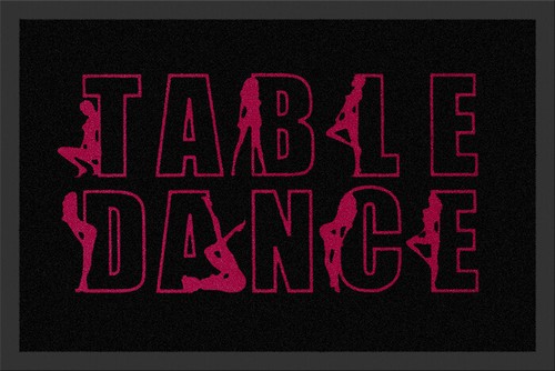 Fußmatte table dance - "table, dance"