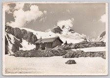 c23296 Schutzhütte am Panixerpass Hütte Schweiz RP Postkarte 1956