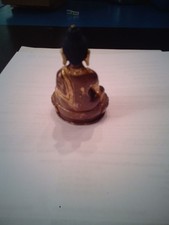 Buddha statur mit goldauflage - mit,