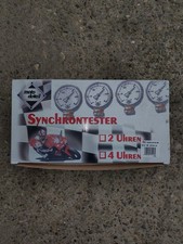 Synchrontester Motorrad 4 Vergaser, 4 Synchronuhren, Synchrontestgerät