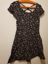 Clockhouse Stretch Blumen Kleid A-Line * sehr gut *   M 38 Floral kurz süß