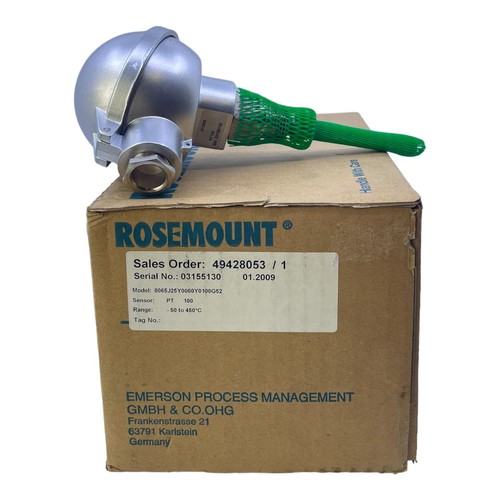Rosemount 0065j25y0000y0100g52 - rosemount,