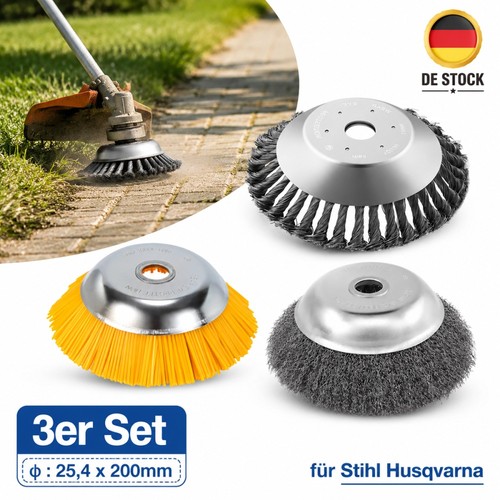 3er set unkrautbürste - set,