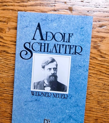 Adolf schlatter biografie - adolf,