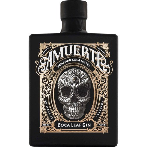 Amuerte coca leaf gin black - coca,