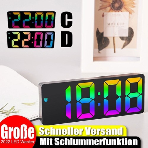 Große led wecker - led,