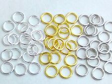 20-50 Binderinge geschlossen Ø 8mm Ringe Ösen Verbinder Schmuck Perlen Basteln