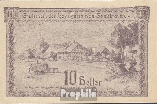 Banknoten seekirchen 1920 - seekirchen,