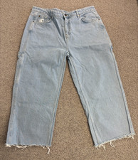 Karl Kani Vintage Baggy Retro Denim Gr. XXL gekürzt hellblau #948