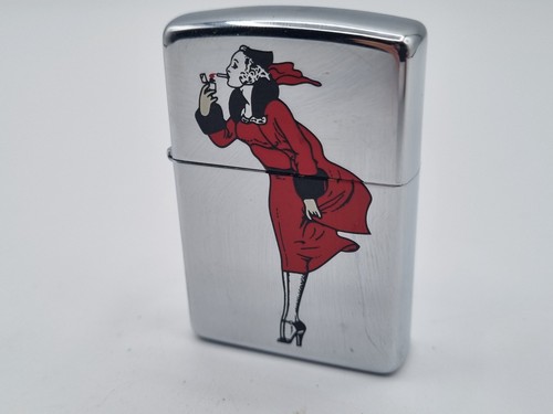 Zippo windy girl red varga - girl, /