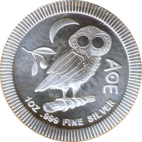 Niue 2020 eule von athen - eule, 1