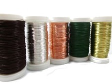 Myrthendraht, Basteldraht, Blumendraht in verschiedenen Varianten auf Snapspule