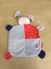 Babydream Rossmann Hund Hündchen blau weiß Schmusetuch Schnuffeltuch Kuscheltuch