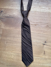 Krawatte braun retro 70er